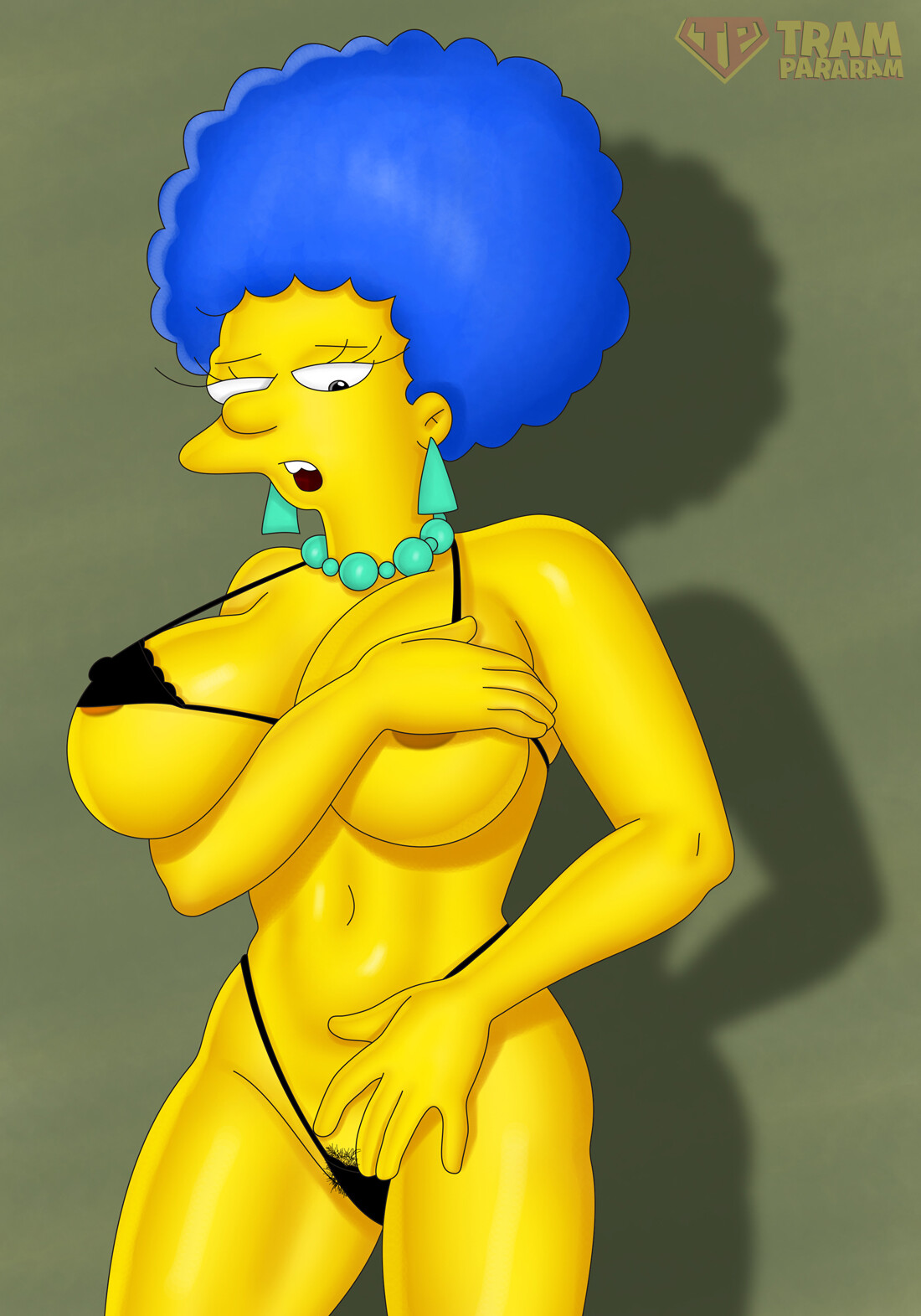 Yellow MILF with big tits in hot cartoon - Tram Pararam XXX.